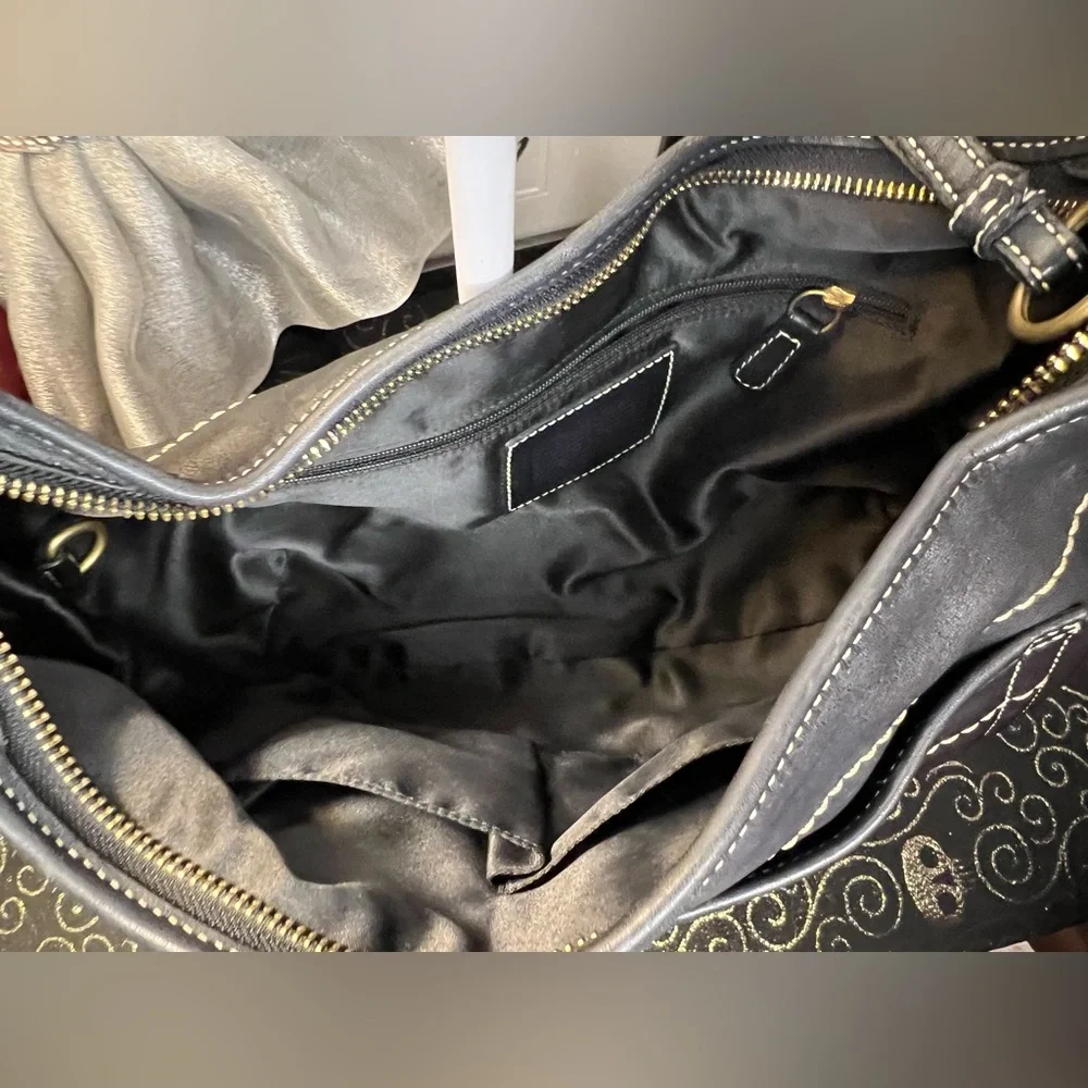 Coach black leather